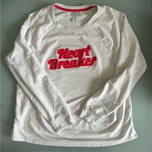 Cute valentines graphic Heartbreaker Long Sleeve Tee